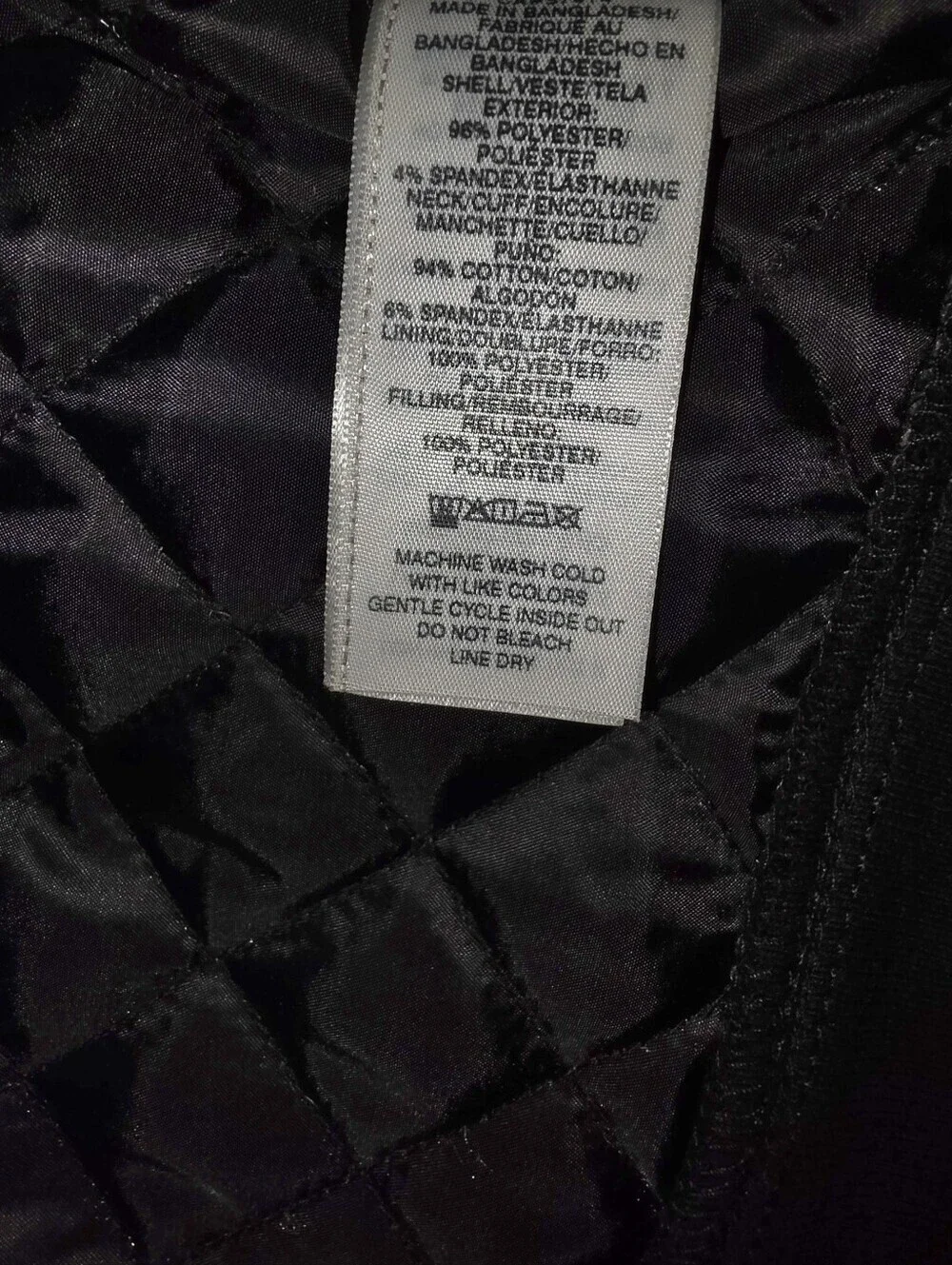 True Religion Black Varsity Bomber Jacket